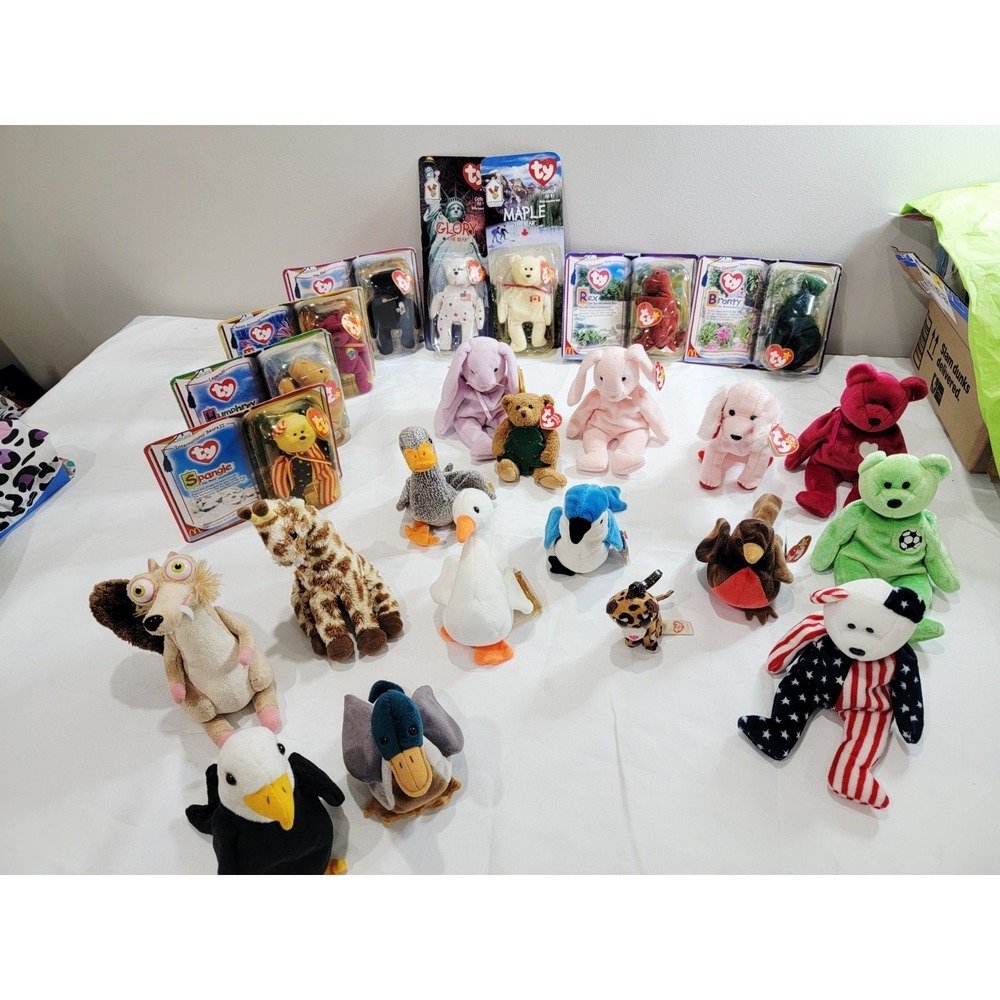 Ty Teenie Beanies McDonald's 2000 Collection Plush Bears & Animals Lot